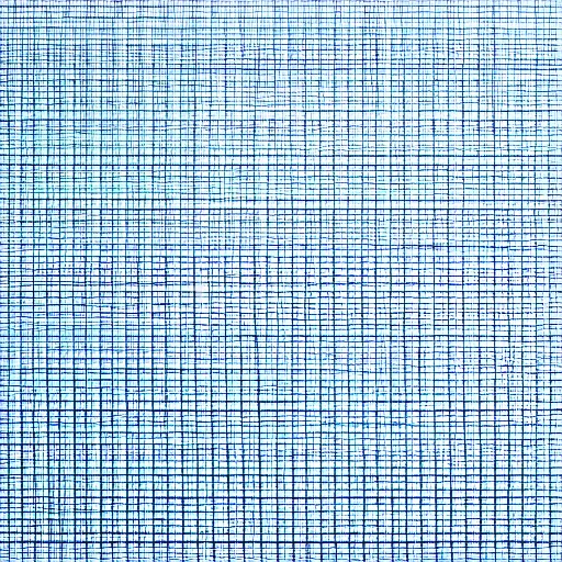 Image similar to a photo of an empty canvas with blue tape in the shape of a grid against a gray background