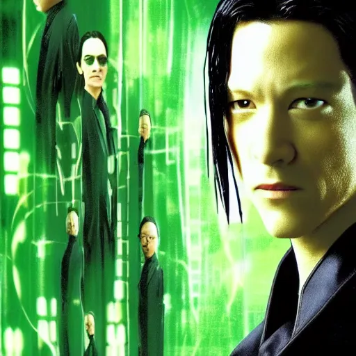 Prompt: The movie matrix as a Japanese anime hyper realistic 4K quality