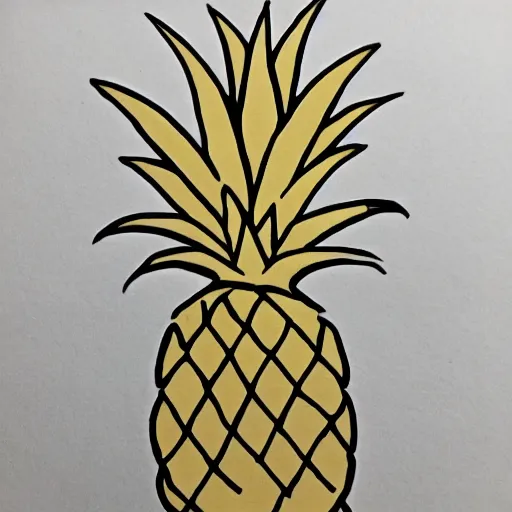 Prompt: a gangster pineapple