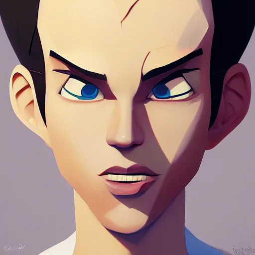 Image similar to face icon stylized minimalist reboot 1 9 9 4, loftis, cory behance hd by jesper ejsing, by rhads, makoto shinkai and lois van baarle, ilya kuvshinov, rossdraws global illumination