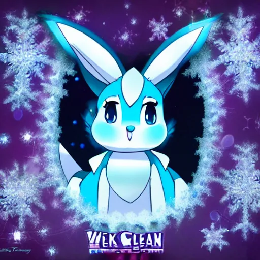 Image similar to A Glaceon ice princess