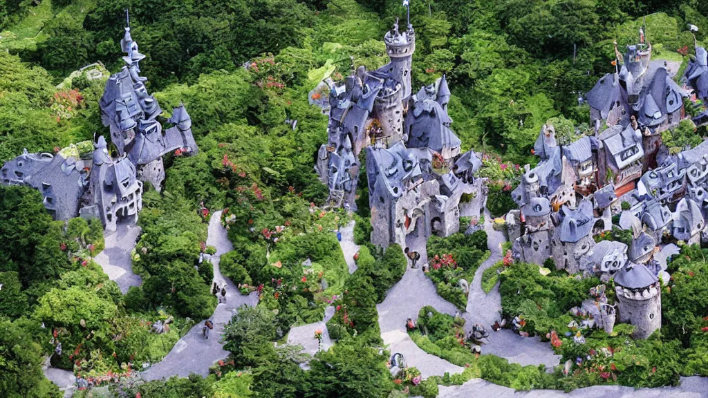 Prompt: Castle ghibli studio