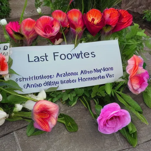 Image similar to last flowers to the hospital