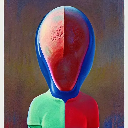 Image similar to alien by wayne thiebaud