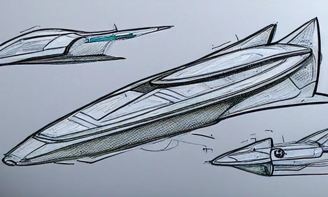 Image similar to spaceship sketches