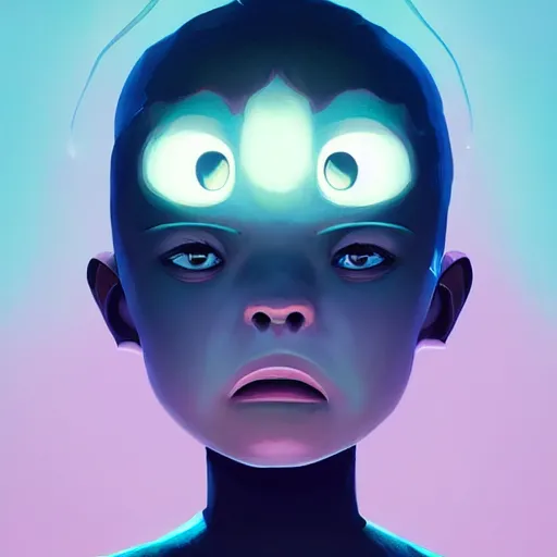 Image similar to face icon stylized minimalist ahh! real monsters, loftis, cory behance hd by jesper ejsing, by rhads, makoto shinkai and lois van baarle, ilya kuvshinov, rossdraws global illumination