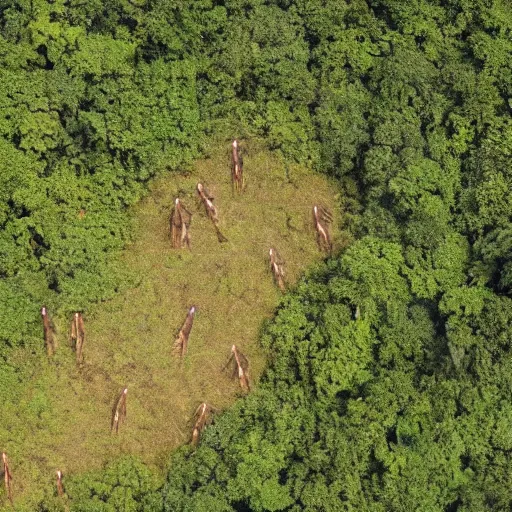 Image similar to aerial hd photographs of an uncontacted tribe from the amazon