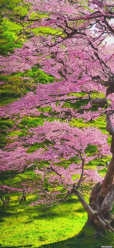 Image similar to “ a portrait photo of tyrannosaurus at a sakura tree, side shot, by professional photographer, 8 k resolution, high quality ”