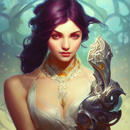 Image similar to perfectly - centered - portrait of league of legends, intricate, highly detailed, digital painting, artstation, concept art, smooth, sharp focus, illustration, unreal engine 5, 8 k, art by artgerm and greg rutkowski and alphonse mucha