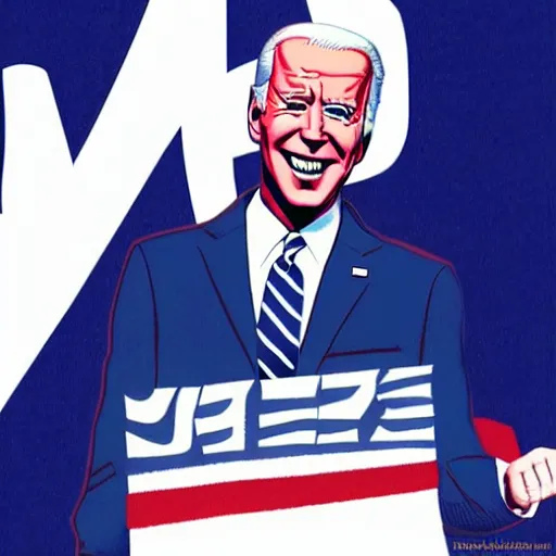 Image similar to Joe Biden by Junji Ito