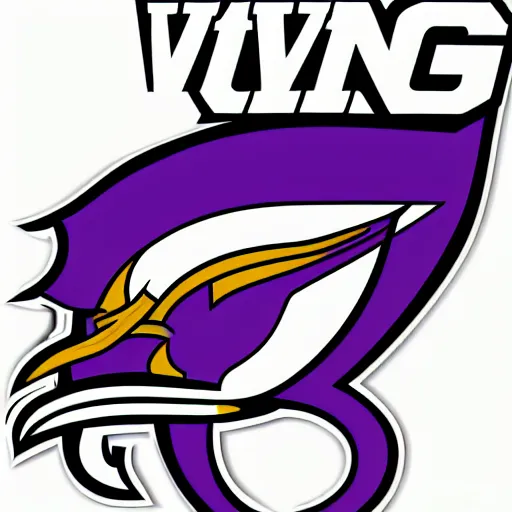 Image similar to nfl logo detailed vector vikings