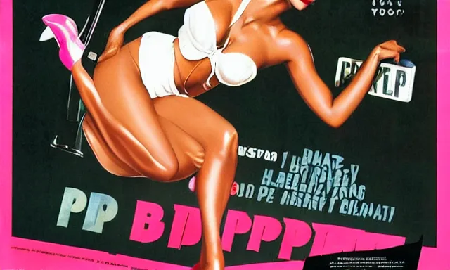 Image similar to halle berry in pin up poster