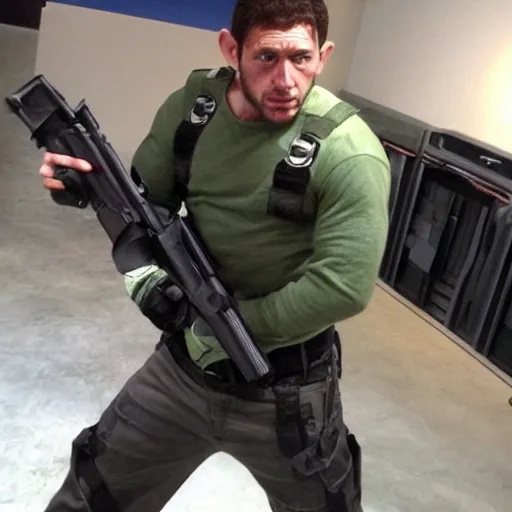 Image similar to chris prat as chris redfield