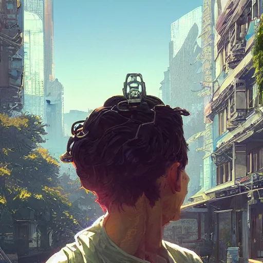 Prompt: highly detailed portrait of 🤖 in gta v, stephen bliss, unreal engine, fantasy art by greg rutkowski, loish, rhads, ferdinand knab, makoto shinkai and lois van baarle, ilya kuvshinov, rossdraws, tom bagshaw, global illumination, radiant light, detailed and intricate environment