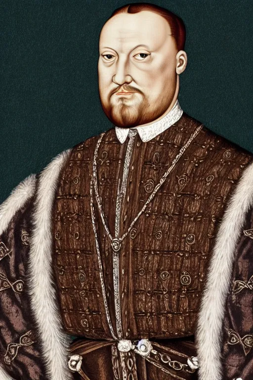 Prompt: photo of king henry viii