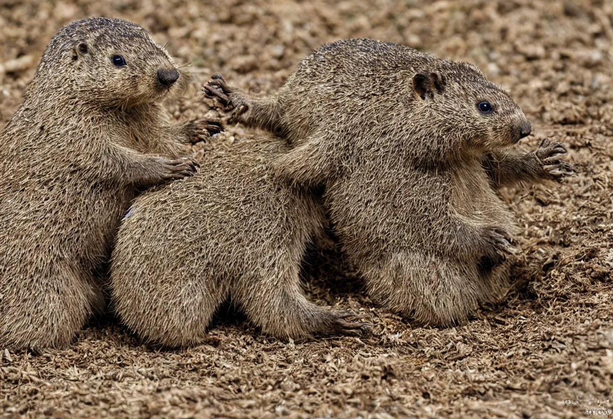 Image similar to groundhog dancing National Geographic photography cute