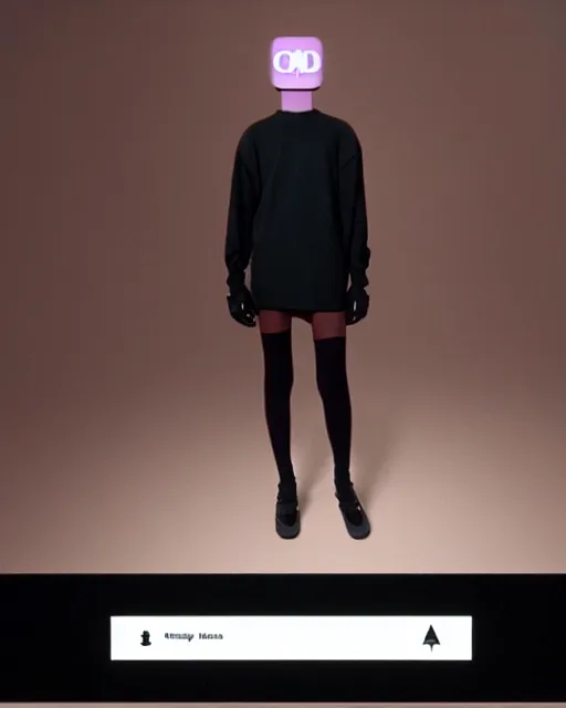 Image similar to leaked screenshot of Balenciaga's VR campaign