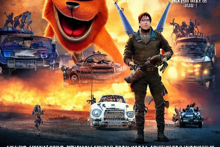 Image similar to nick wilde, heavily armed and armored facing down armageddon in a dark and gritty reboot from the makers of mad max : fury road : witness me