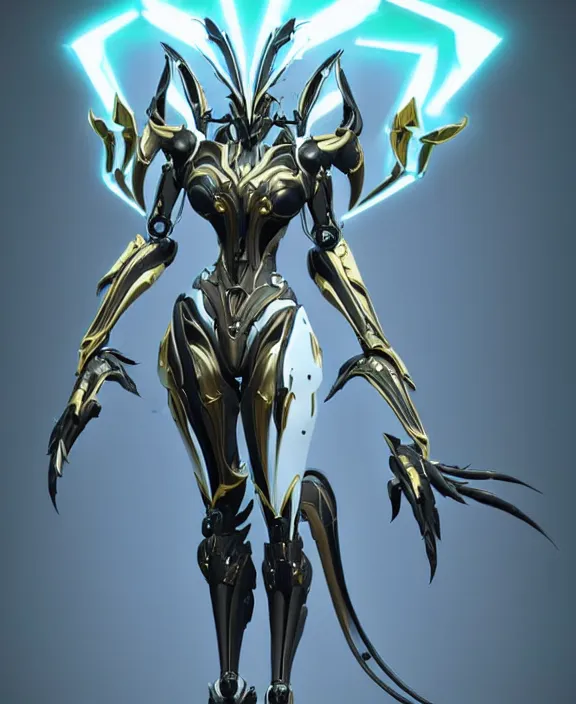 Prompt: exquisite full body shot of a beautiful stunning saryn prime warframe, that's a beautiful stunning anthropomorphic robot female dragon with metal cat ears, cute elegant pose, robot cat paws for feet, thick warframe legs, detailed arms, sharp claws, streamlined white armor, long elegant tail, two arms, two legs, long tail, detailed warframe fanart, destiny fanart, macro art, dragon art, furry art, realistic digital art, warframe art, Destiny art, furaffinity, DeviantArt, artstation, 3D realistic, 8k HD, octane render