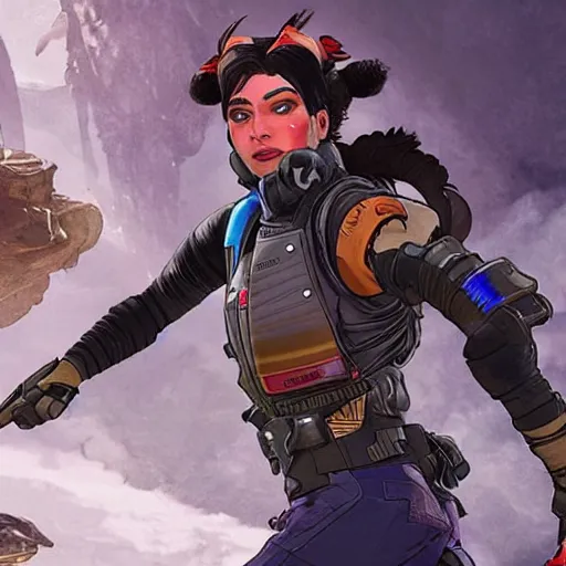 Image similar to Loba From apex legends,