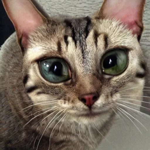 Image similar to realistic alien cat