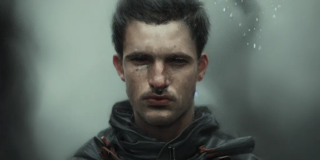 Image similar to portrait of exhibitionist man in raincoat, detailed, cinematic lighting, trending on artstation, hyperrealistic, focused, extreme details, cinematic, reg rutkowski, fantasy art, concept art, sharp focus