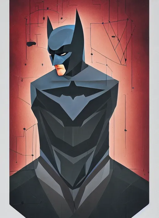 Prompt: symmetry!! portrait of batman by sachin teng, organic, cables, matte painting, geometric shapes, hard edges! graffiti, street art