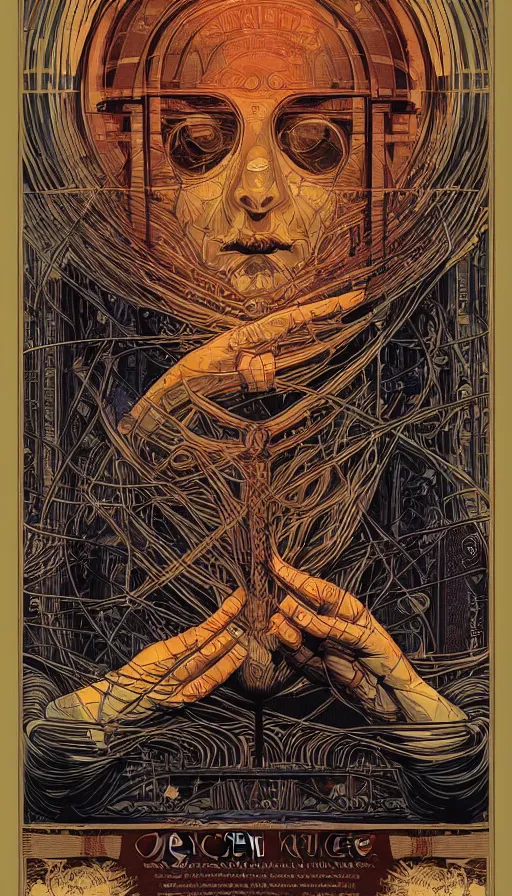 Image similar to The ancient oracle of wise readers, italian futurism, Dan Mumford, da vinci, Josan Gonzalez