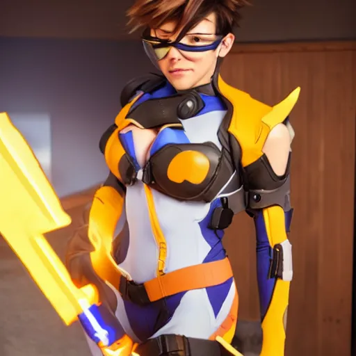 Image similar to tracer from overwatch r 3 4