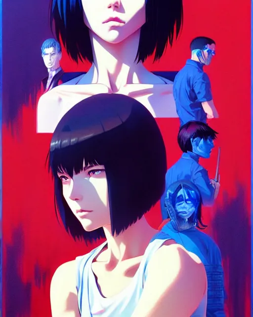 Image similar to dead inside!!!, fine - face, audrey plaza, realistic shaded perfect face, fine details. anime. realistic shaded lighting poster by ilya kuvshinov katsuhiro otomo ghost - in - the - shell, magali villeneuve, artgerm, jeremy lipkin and michael garmash and rob rey