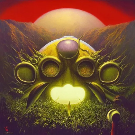 Prompt: “box art for The Legend Of Zelda Majora’s Mask by jaroslaw jasnikowski”