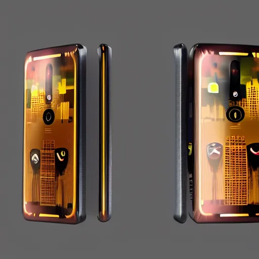Prompt: a futuristic phone design, concept art