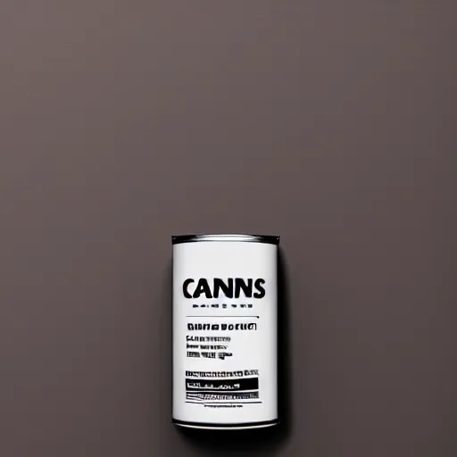 Prompt: can of paint ad, minimal, modern, magazine, catalogue