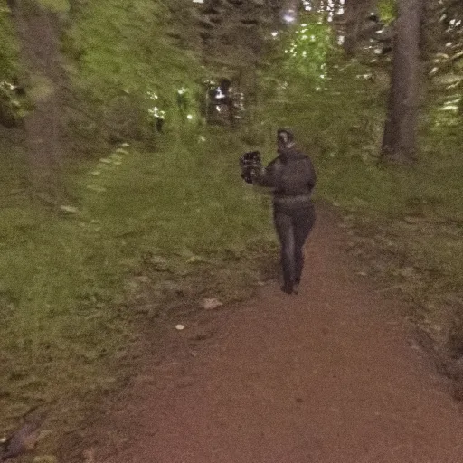 Image similar to lori lightfoot trail cam footage night vision