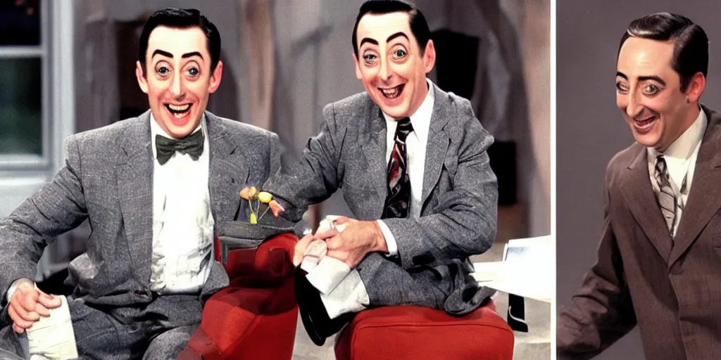 Image similar to Peewee Herman is Stuart from MAD TV