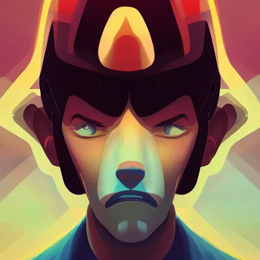 Image similar to face icon stylized minimalist space dandy, loftis, cory behance hd by jesper ejsing, by rhads, makoto shinkai and lois van baarle, ilya kuvshinov, rossdraws global illumination