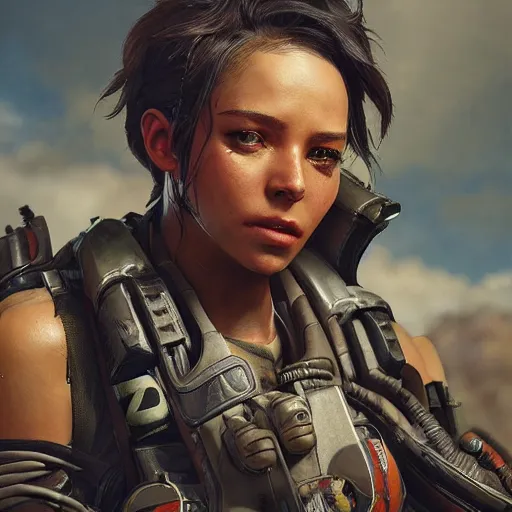 Image similar to photo realistic image of octane from apex legends, stunning 3 d render inspired art by istvan sandorfi and greg rutkowski, character posing, complete body, realistic and detailed eyes, realistic, highly detailed attributes and atmosphere, dim volumetric cinematic lighting,