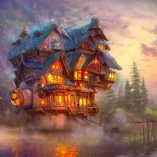 Whimsical Detailed Fantasy Home Decor Super Photorealistic · Creative  Fabrica