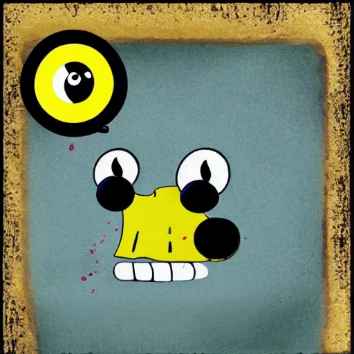 Prompt: creepy bob sponge