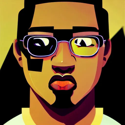 Image similar to 2 d character design, male rapper, vector art, digital art, portrait, 4 k, 8 k, sharp focus, smooth, illustration, concept art, music artist