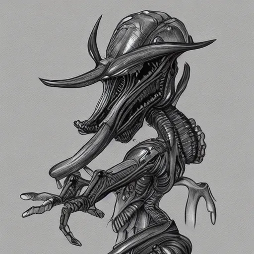 Image similar to aliens, Trending on Artstation, Hiroaki Tsutsumi style