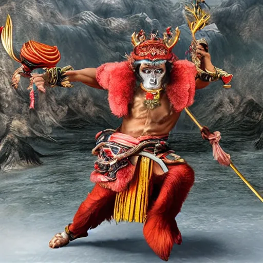 Prompt: <https://s.mj.run/tJQ26vYyupw> monkey king ,realistic