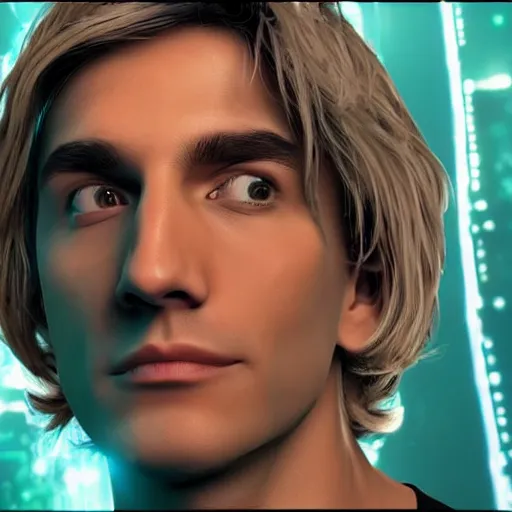 Image similar to xqc in multiverses, 4k, high detail, high-resolution photograph, professional photography, ultra-detail