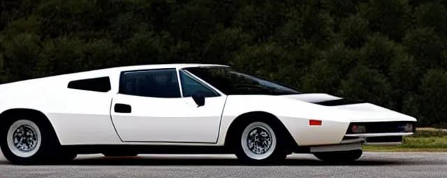 Image similar to a single 1 9 7 6 lotus esprit and 1 9 6 9 dodge charger hybrid, dslr