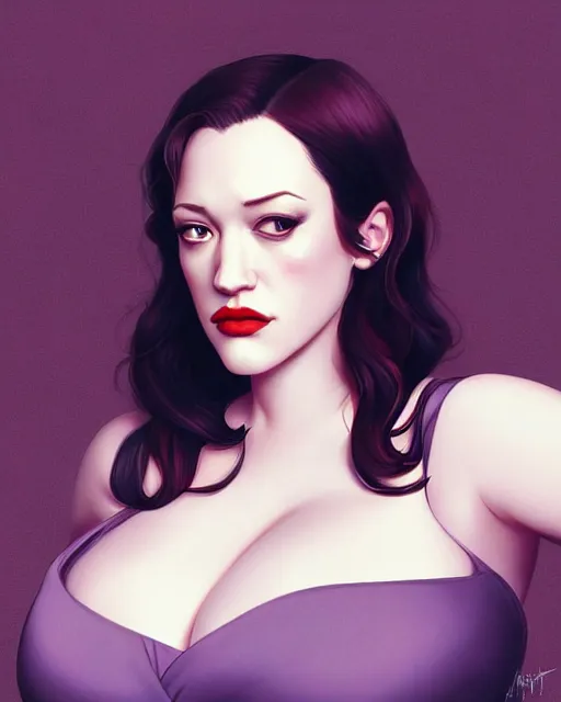 Prompt: kat dennings christina hendricks jennifer tilly, in a dress, by wlop and ilya kuvshinov and artgerm, gorgeous beautiful, stunning, deviant