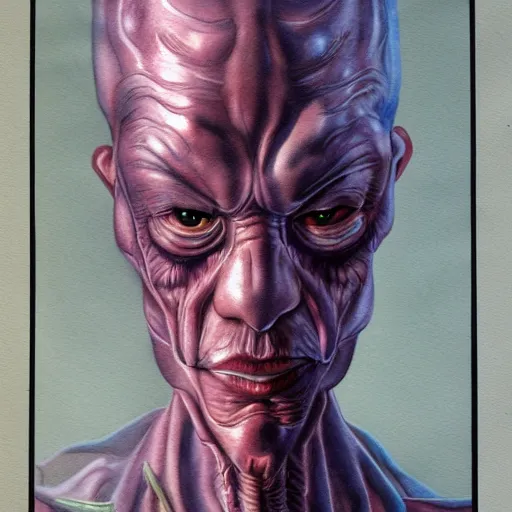 Prompt: detailed details photorealistic reincarnation of amogus impostor in the style of moebius and alex ross, gouache and wash paints color, detailed details facial and body and human and environments and proportionate, detailed 5 k details.