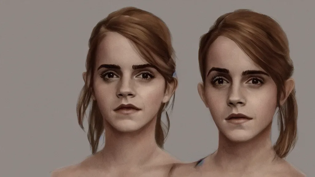 Image similar to emma watson, marry, ceremony, concept art, generated by artificial intelligence, 8K UHD, trending on artstation, extremely detailed