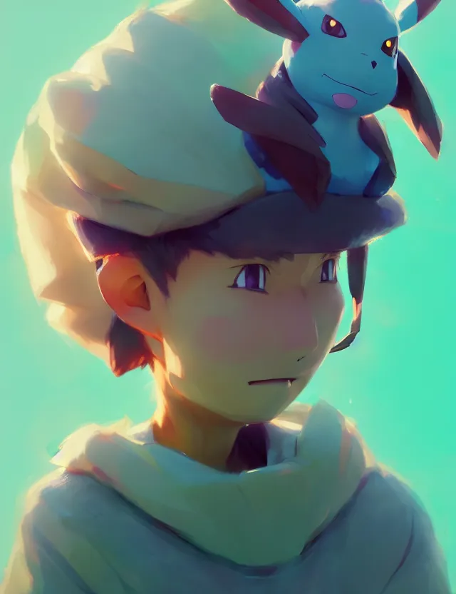 Image similar to a beautiful portrait of a pokemon trainer. character design by cory loftis, fenghua zhong, ryohei hase, ismail inceoglu and ruan jia. artstation, volumetric light, detailed, photorealistic, fantasy, rendered in octane