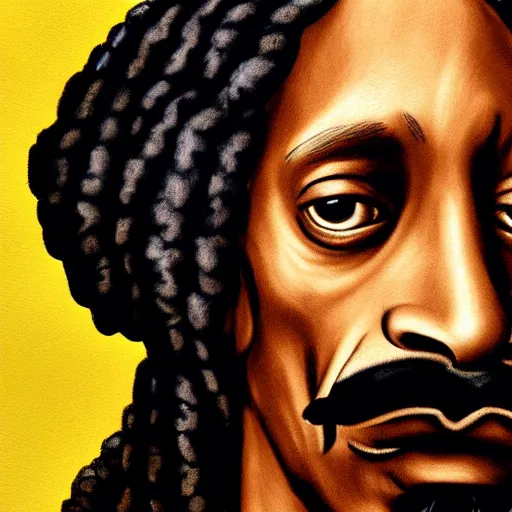 Prompt: a photorealistic portrait of snoop dog as william shakespeare, highly detailed