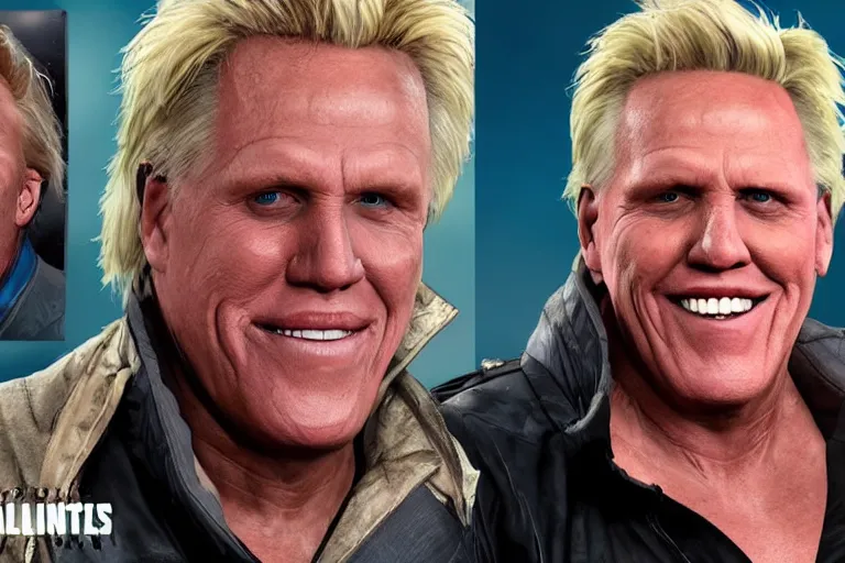 Prompt: gary busey in apex legends